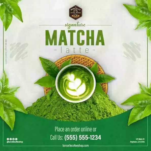 Matcha Latte Poster